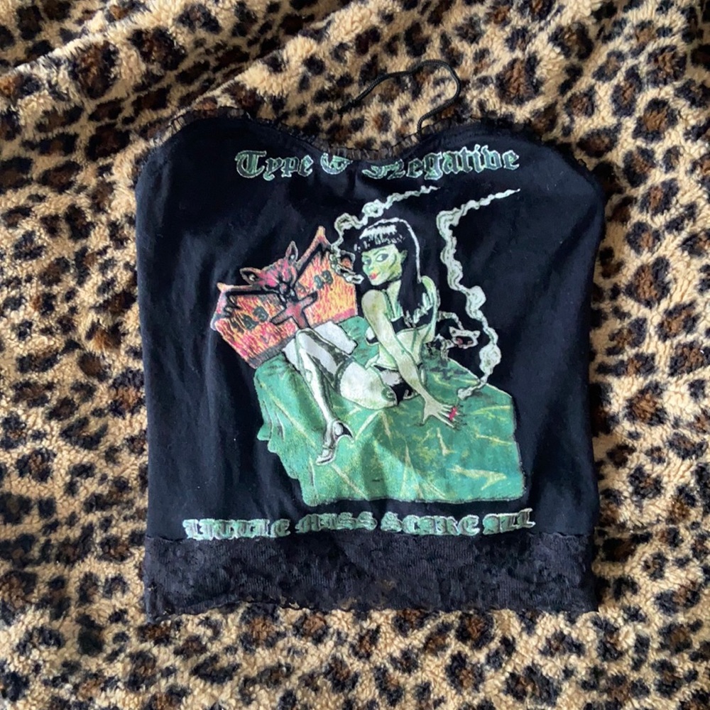 TYPE O NEGATIVE CORSET TOP